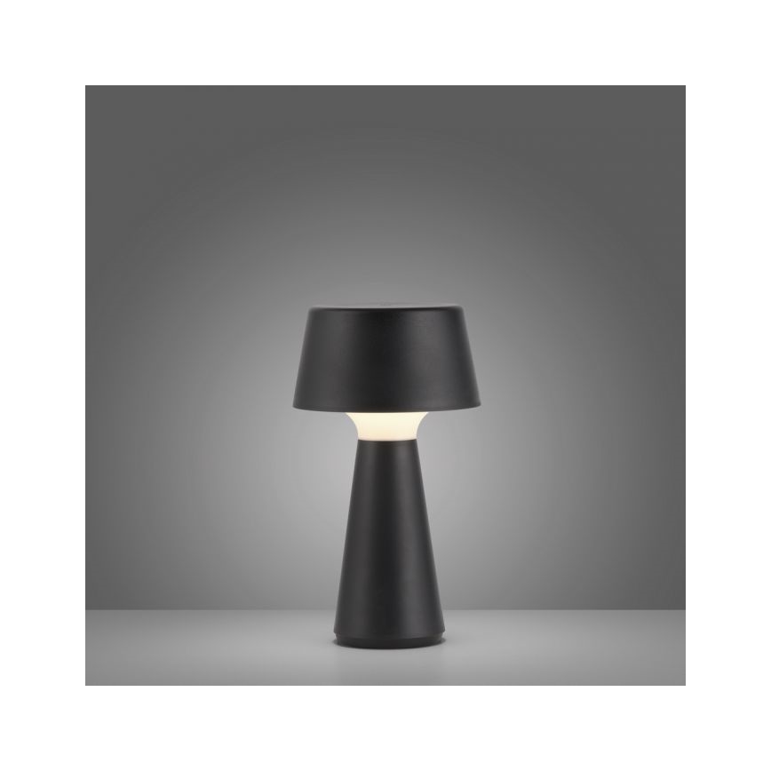 JUST LIGHT. 19260-18 - LED Сенсорна вулична лампа з регулюванням яскравості ABERA LED/3W/3,7V 2000 mAh USB IP54 чорний
