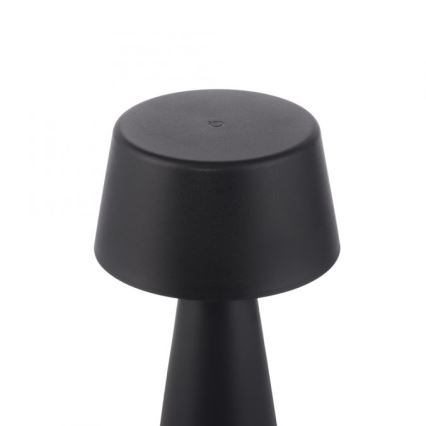 JUST LIGHT. 19260-18 - LED Сенсорна вулична лампа з регулюванням яскравості ABERA LED/3W/3,7V 2000 mAh USB IP54 чорний
