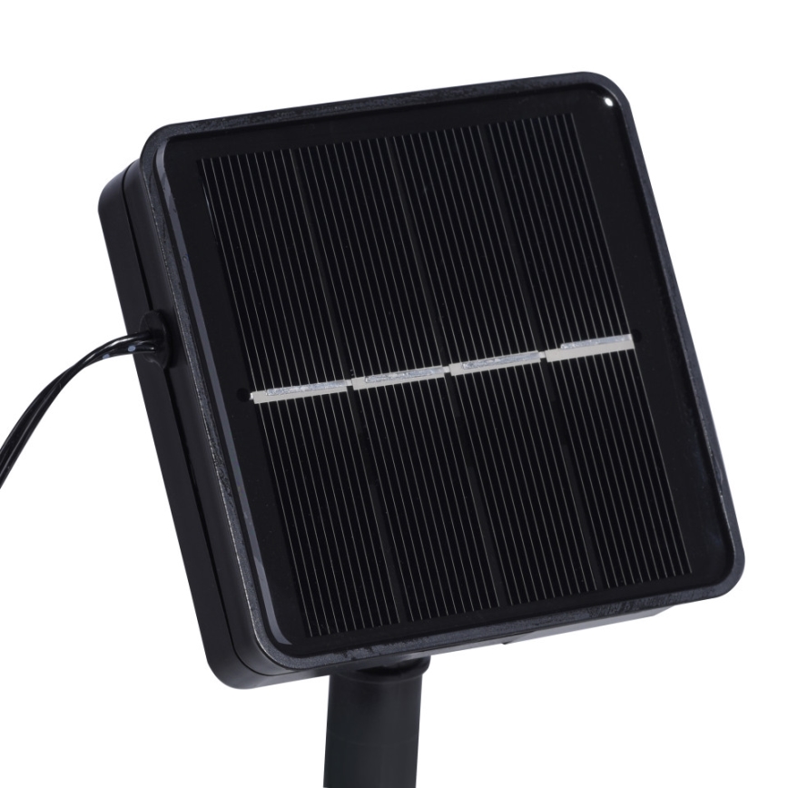 JUST LIGHT. 19971-18 - RGB LED солнечная лента TEANIA, 3,7 В, 5 м, 1200 мА·ч, IP44, черная