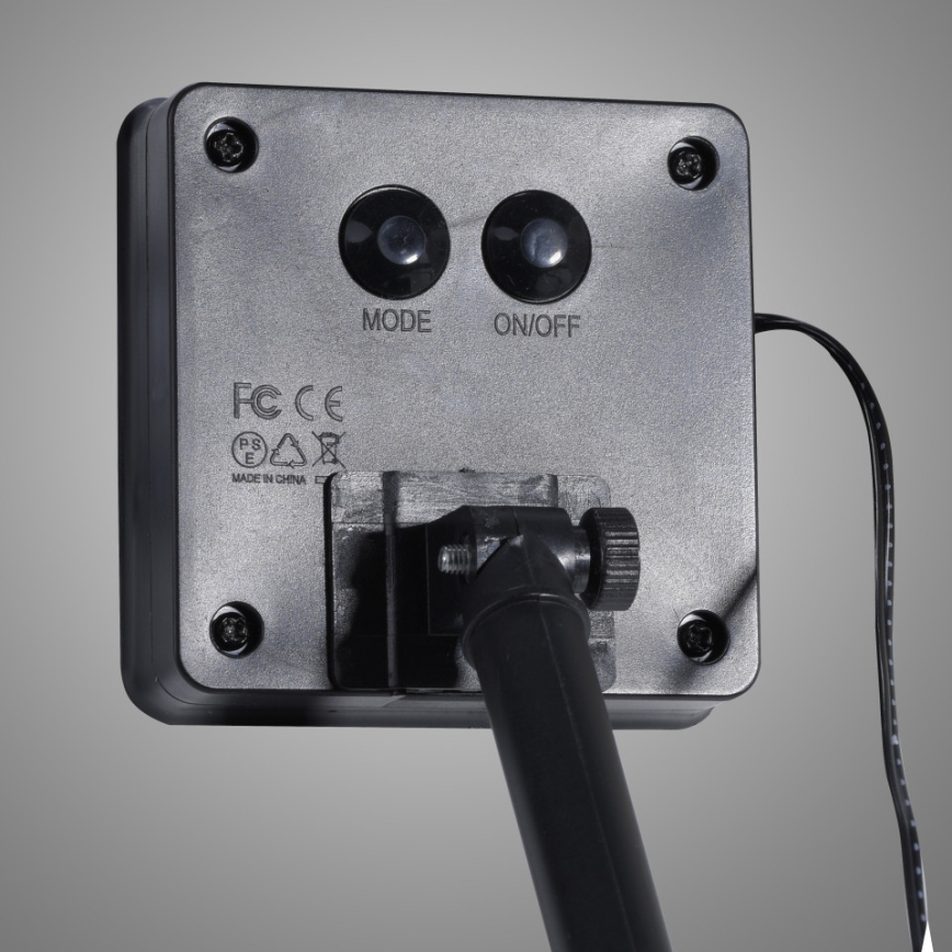 JUST LIGHT. 19971-18 - RGB LED солнечная лента TEANIA, 3,7 В, 5 м, 1200 мА·ч, IP44, черная