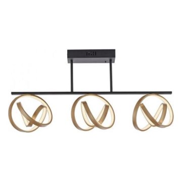 JUST LIGHT. 6245-18 - Пристельова LED люстра з регулюванням яскравості LOOP 3xLED/11W/230V 2700-5000K + пульт дистанційного керування