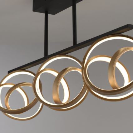 JUST LIGHT. 6245-18 - Светодиодная припотолочная люстра с регулированием яркости LOOP 3xLED/11W/230V 2700-5000K + дистанционное управление