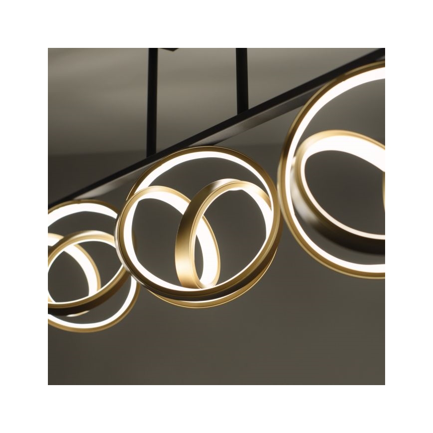 JUST LIGHT. 6245-18 - Светодиодная припотолочная люстра с регулированием яркости LOOP 3xLED/11W/230V 2700-5000K + дистанционное управление