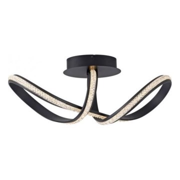 JUST LIGHT. 8475-18 - Светодиодная припотолочная люстра с регулированием яркости BRILLA LED/29W/230V черный