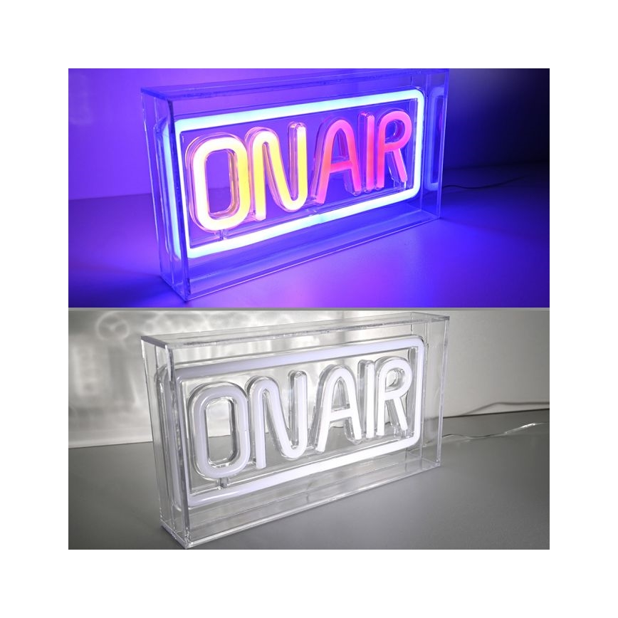 JUST LIGHT. 85013-70 - LED Неонова настільна прикраса NEON LED/4W/5V On Air