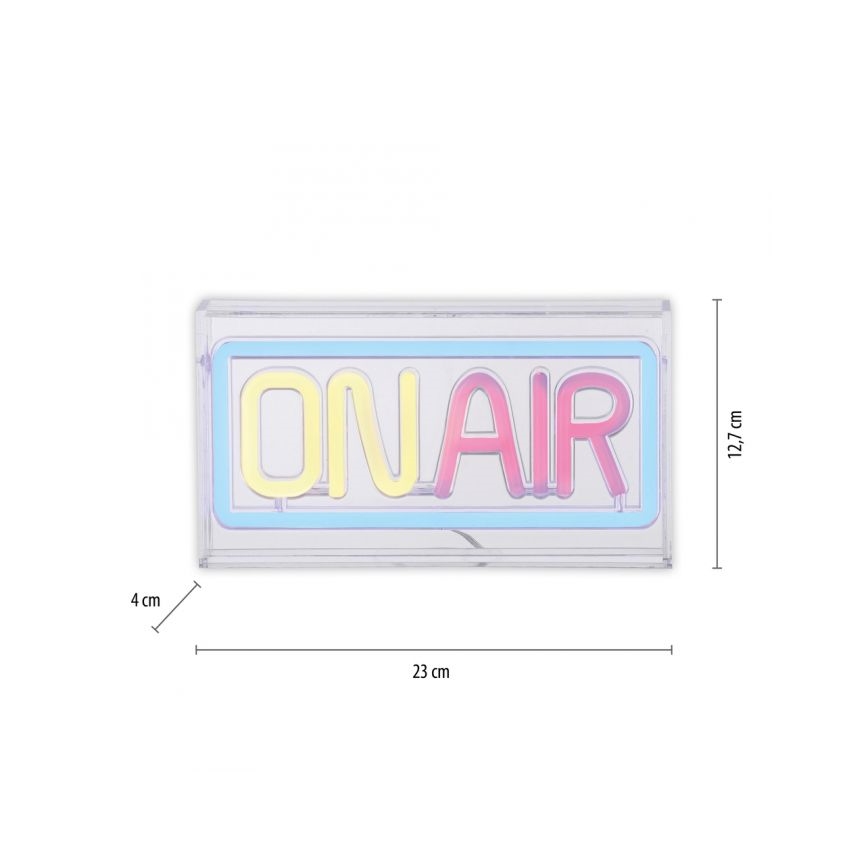 JUST LIGHT. 85013-70 - Светодиодное неоновое настенное украшение NEON LED/4W/5V On Air