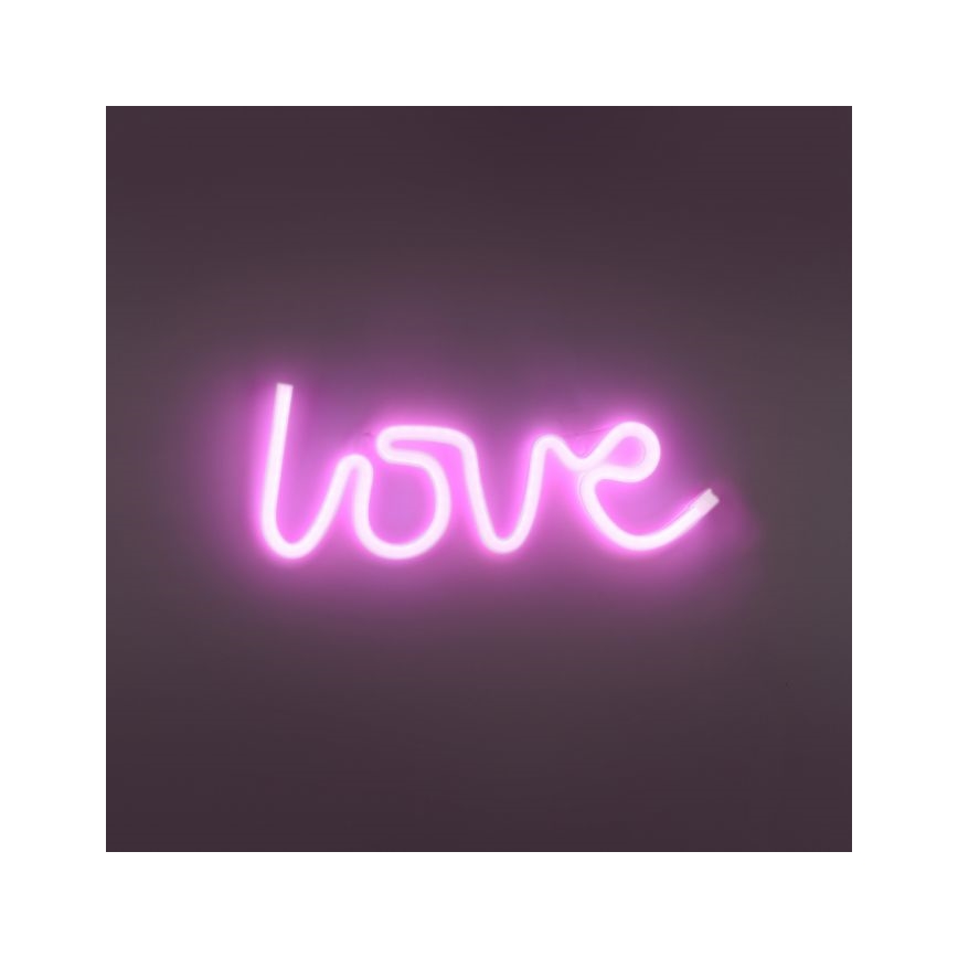JUST LIGHT. 85021-87 - Светодиодное неоновое настенное украшение NEON LED/6,5W/5V Love
