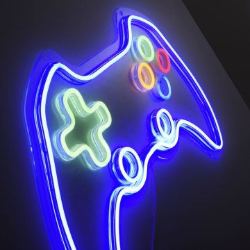 JUST LIGHT. 85022-70 - Светодиодное неоновое настенное украшение NEON 1xLED/6,5W/5V геймер