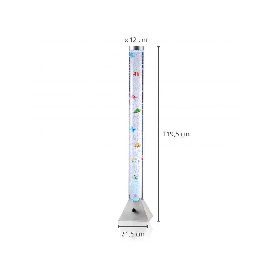 JUST LIGHT. 85106-55 - LED RGB Декоративний торшер AVA 12xLED/0,06W/230V