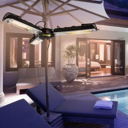 JUST LIGHT. 99513-18 - Уличный обогреватель GLOW 3x650W/1300W/2000W/230V IP34