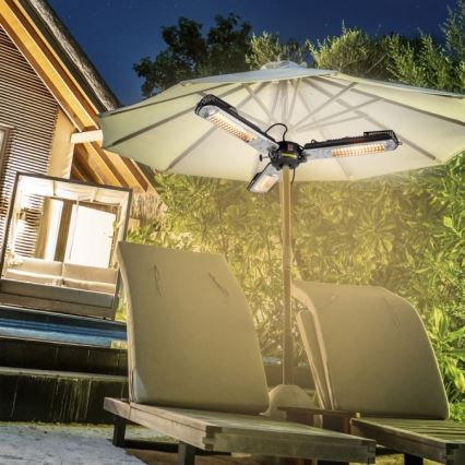 JUST LIGHT. 99513-18 - Уличный обогреватель GLOW 3x650W/1300W/2000W/230V IP34