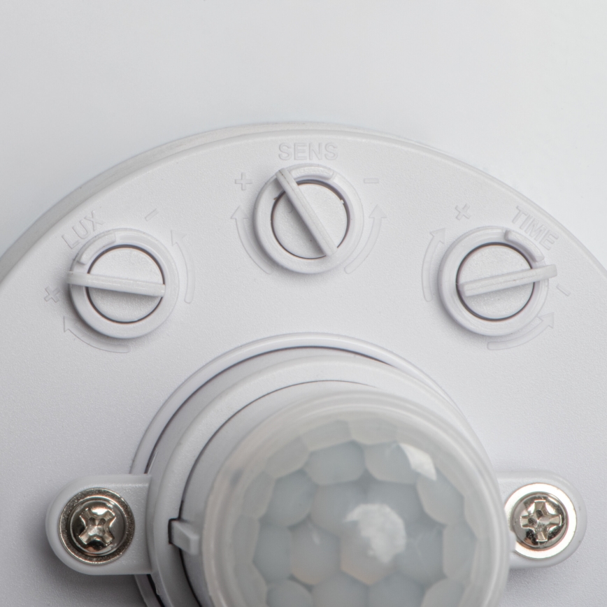 LED стельовий світильник із датчиком руху та сутінковим датчиком FOGLER LED/17W/230V, діаметр 33 см
