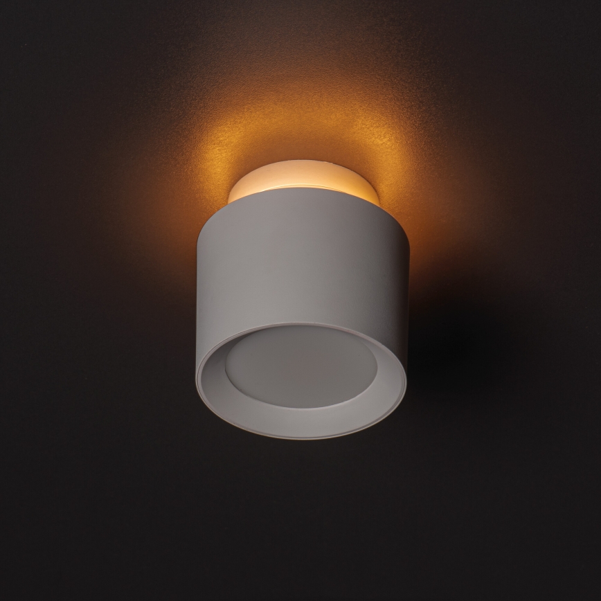 LED точковий світильник SONOR LED/6W/230V 3000/4000/5700K + LED/1,5W 2200K діаметр 9 cm білий