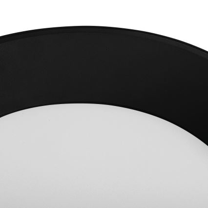 LED точковий світильник SONOR LED/6W/230V 3000/4000/5700K + LED/1,5W 2200K діаметр 9 см чорний