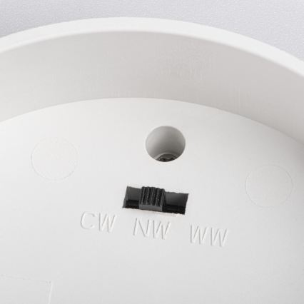 Точковий світильник SONOR LED 12 Вт/230 В, 3000/4000/5700 К + LED 1,5 Вт 2200 К, діаметр 14 см, білий