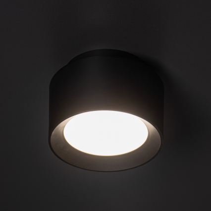LED точковий світильник SONOR LED/12W/230V 3000/4000/5700K + LED/1,5W 2200K діам. 14 см чорний