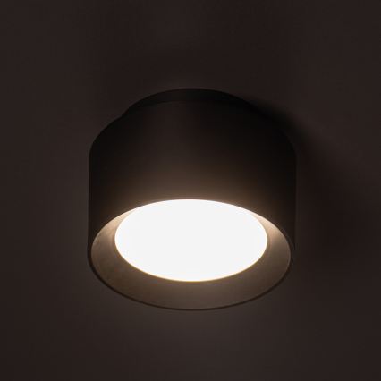 LED точковий світильник SONOR LED/12W/230V 3000/4000/5700K + LED/1,5W 2200K діам. 14 см чорний