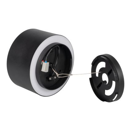 LED точковий світильник SONOR LED/12W/230V 3000/4000/5700K + LED/1,5W 2200K діам. 14 см чорний