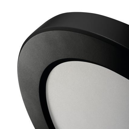 Світильник стельовий/підвісний LED з датчиком руху 2в1 ERGA LED/17W/230V 3000/4000/6500K чорний