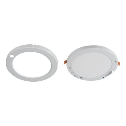 LED Стельовий/вбудований світильник з датчиком руху 2в1 ERGA LED/17W/230V 3000/4000/6500K білий