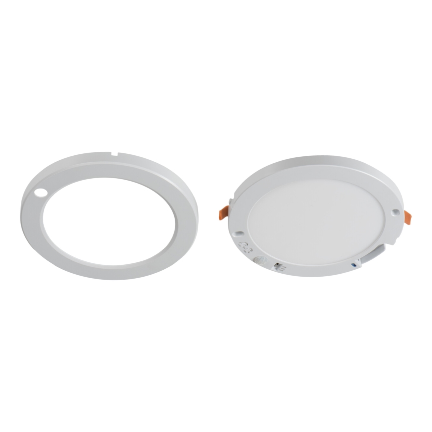 LED Стельовий/вбудований світильник з датчиком руху 2в1 ERGA LED/17W/230V 3000/4000/6500K білий