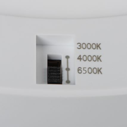 LED Стельовий/вбудований світильник з датчиком руху 2в1 ERGA LED/17W/230V 3000/4000/6500K білий