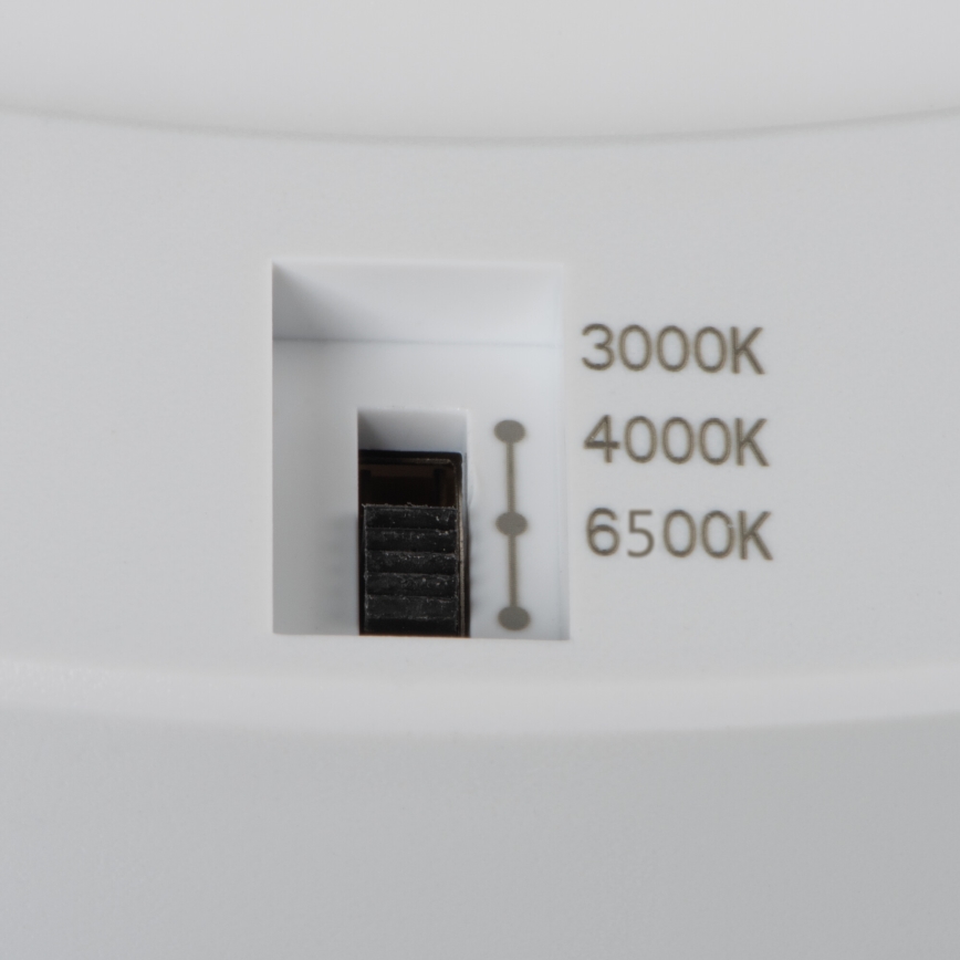 LED Стельовий/вбудований світильник з датчиком руху 2в1 ERGA LED/17W/230V 3000/4000/6500K білий