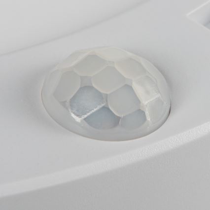 LED Стельовий/вбудований світильник з датчиком руху 2в1 ERGA LED/17W/230V 3000/4000/6500K білий