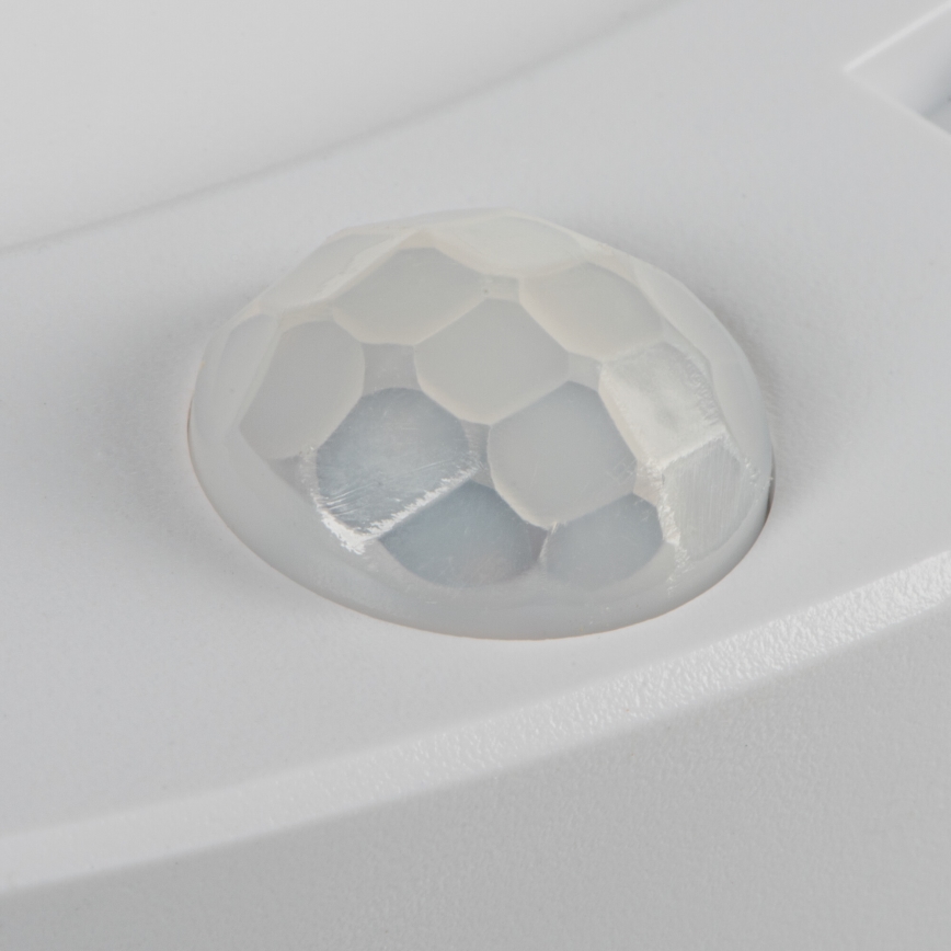 LED Стельовий/вбудований світильник з датчиком руху 2в1 ERGA LED/17W/230V 3000/4000/6500K білий