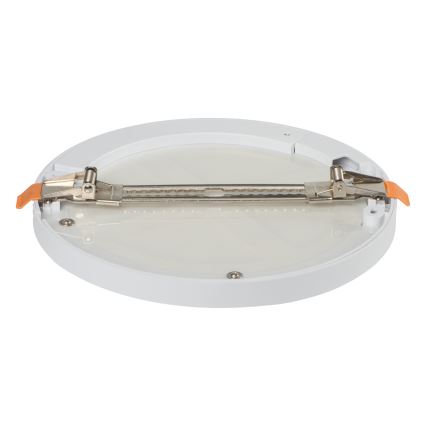 LED Стельовий/вбудований світильник з датчиком руху 2в1 ERGA LED/17W/230V 3000/4000/6500K білий
