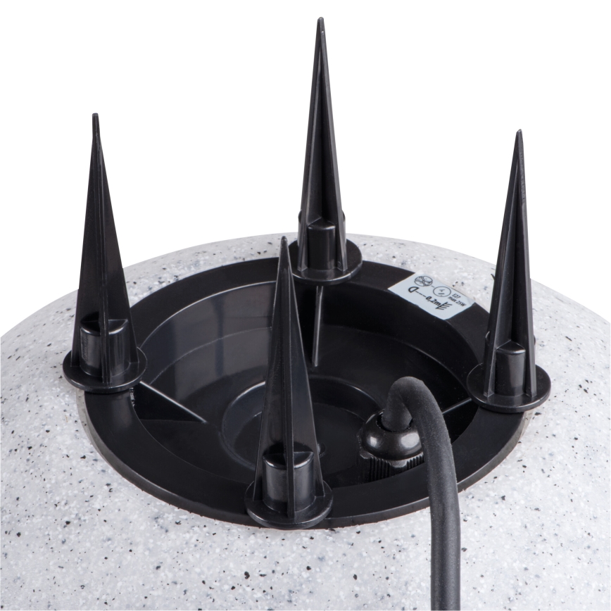 Уличная лампа STONO 1xE27/25W/230V диаметр 30 см IP65