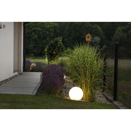 Уличная лампа STONO 1xE27/25W/230V диаметр 30 см IP65