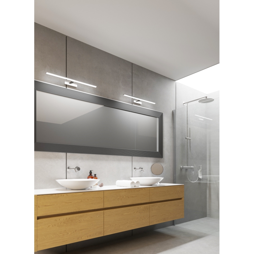 Светодиодное освещение для зеркала в ванной ASTEN LED/12W/230V IP44, глянцевый хром
