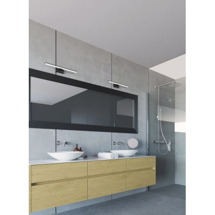 Светодиодное освещение для зеркала в ванной ASTEN LED/8W/230V IP44 черное