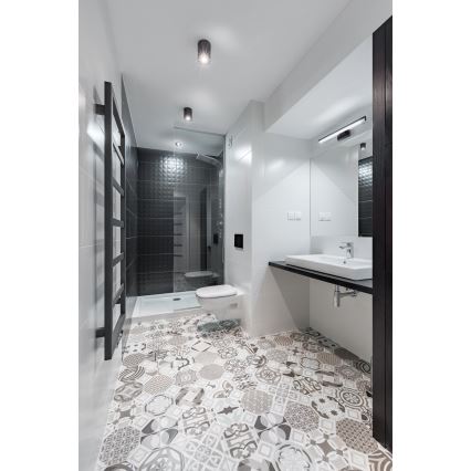 Светодиодное освещение для зеркала в ванной ASTEN LED/8W/230V IP44 черное