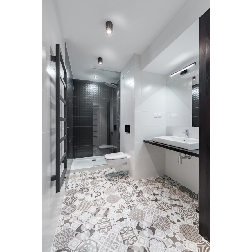 Светодиодное освещение для зеркала в ванной ASTEN LED/8W/230V IP44 черное