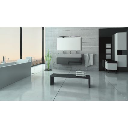 Светодиодная подсветка для зеркала в ванной комнате ASTEN LED/8W/230V IP44 черный