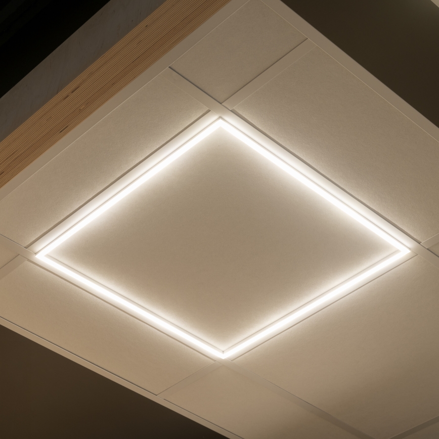 Светодиодная встроенная рамка AVAR LED/32W/230V 3000/4000/6500K 59x59 см