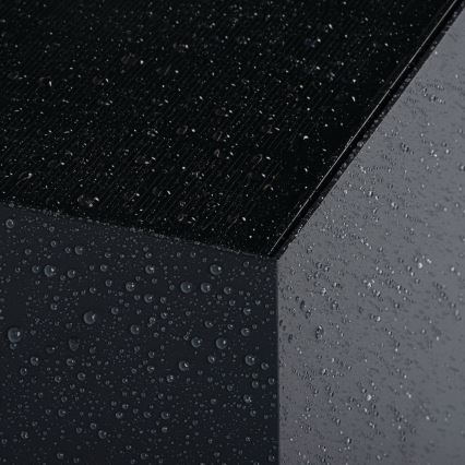 LED‑сонячний настінний світильник із сенсором REKA LED/6W/3,7V 1800 mAh 3000/4000/6500K IP65 чорний