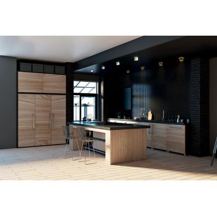 Встроенный точечный светильник GOVIK GU10/10W черный