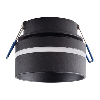 Встроенный точечный светильник GOVIK GU10/10W черный