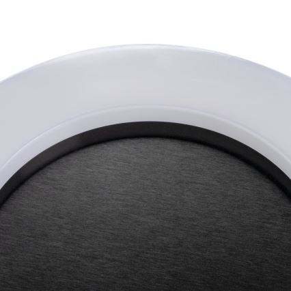 Вуличний світлодіодний стельовий світильник TURA LED/15W/230V 4000K IP54 чорний