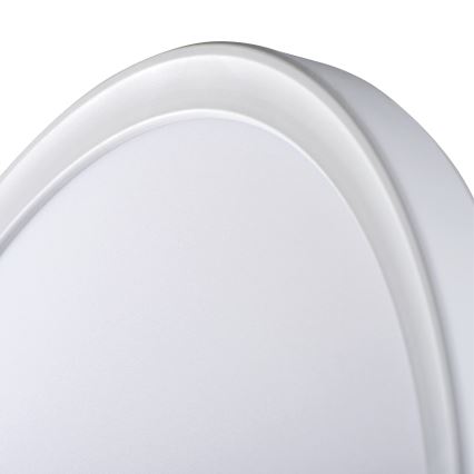 Светодиодный потолочный светильник для ванной комнаты AZPO LED/11,8W/230V диаметр 22,5 см IP54 белый