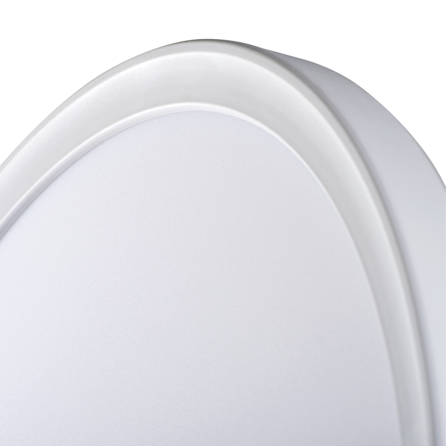 Светодиодный потолочный светильник для ванной комнаты AZPO LED/11,8W/230V диаметр 22,5 см IP54 белый