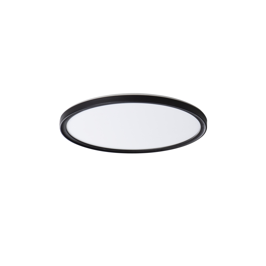 Світлодіодний стельовий світильник для ванної кімнати AZPO LED/11,8W/230V діаметр 22,5 см IP54 чорний
