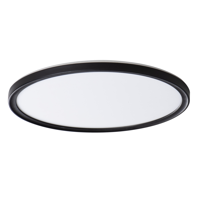 Светодиодный потолочный светильник для ванной комнаты AZPO LED/22W/230V диаметр 42 см IP54 черный
