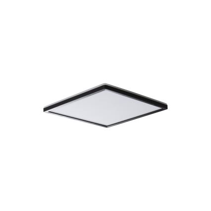 Світлодіодний стельовий світильник для ванної кімнати AZPO LED/12,3W/230V IP54 чорний