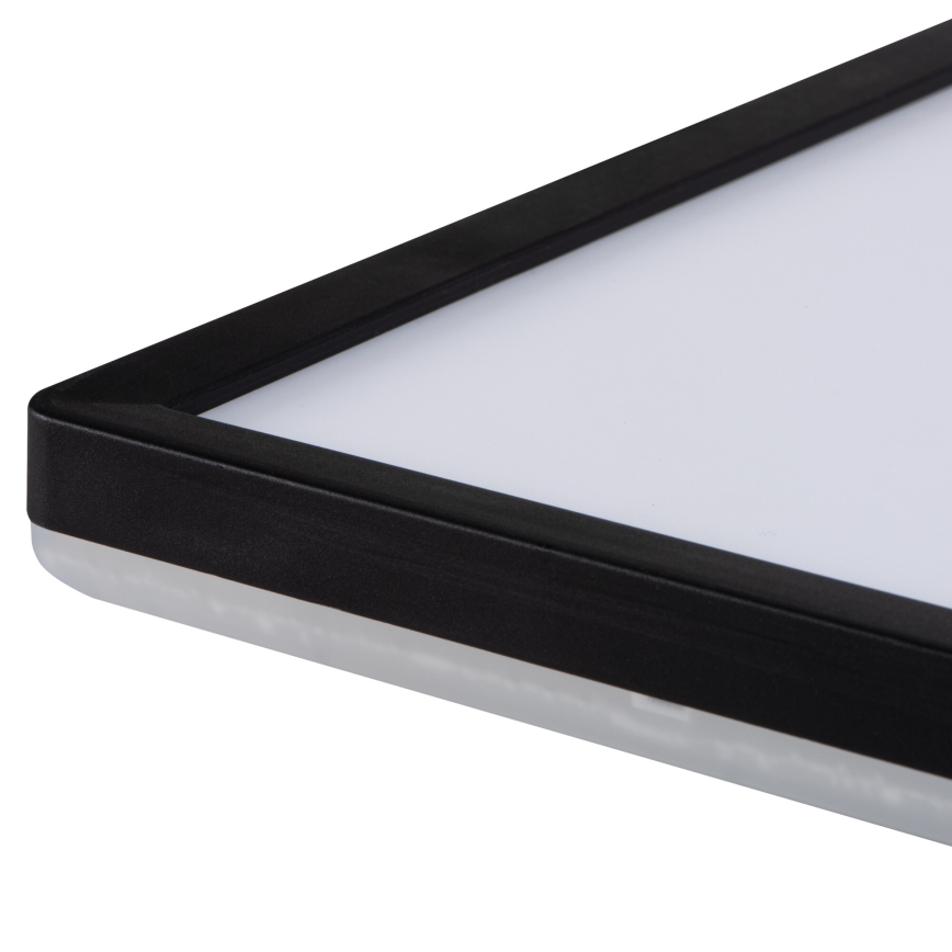 Светодиодный потолочный светильник для ванной комнаты AZPO LED/22W/230V 42x42 см IP54 черный