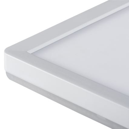 LED стельовий світильник AZPO LED/12,3W/230V 3000/4000/6000K 22,5x22,5 cm IP54 білий