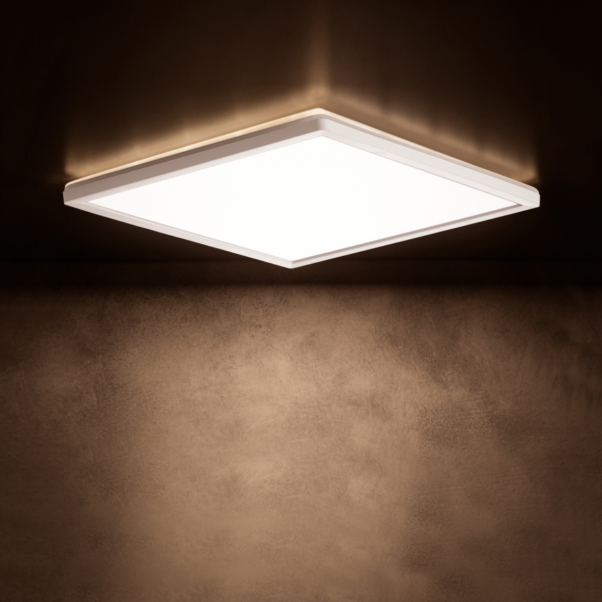 LED потолочный светильник AZPO LED/17,5W/230V 3000/4000/6000K 30x30 cm IP54 белый